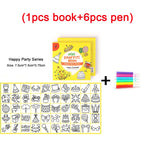 1pcs party 6pen