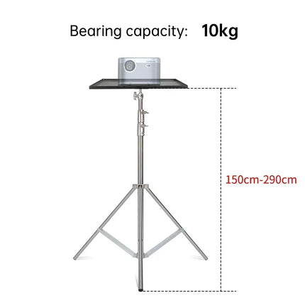 290cm Stainless Steel Tripod Metal Light Stand l Air Pressure Bearing 15kg For Ring Light Live Youtube and Photography Softbox
