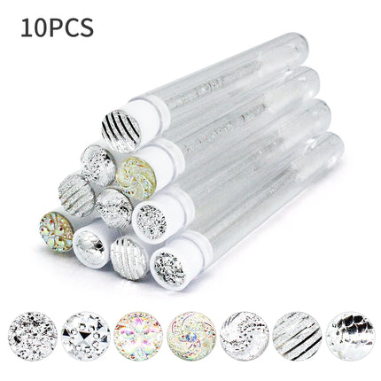 10/50Pcs Disposable Eyelash Brush Reusable Eyelashes Brush Tube Mascara Wands Tubes Dust-proof Lash Spoolies Storage Makeup Tool