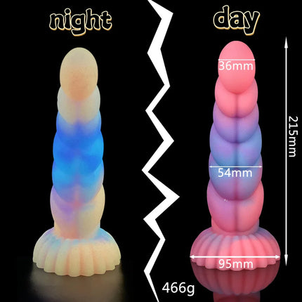 Fluorescent Bad Dragon Dildo Huge Luminous Dildos for Women Silicone Suction Cup Dog Anal Plugs Masturbator Sex Toys for Couples