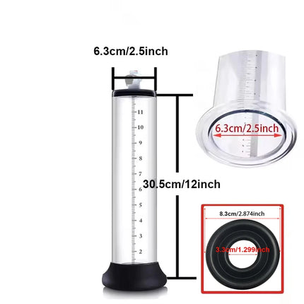 Male Penis Enlarger Vacuum Pump Penis Bigger Growth Enlargement Enhancer Adult Sex Toys For Men Lasting Trainer Erotic Products