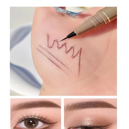 Waterproof Liquid Eyebrow Easy To Color Sweat-proof Eyebrow Pen 0.005MM Ultra Thin Head Eye Makeup Cosmetic Sleeper Pen