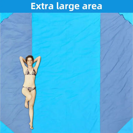 200 X 140cm/200 X 210cm Beach Blanket Sandproof Waterproof Beach Mat Lightweight Picnic Blanket for Travel Hiking Sports