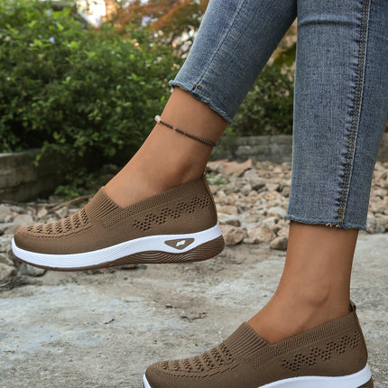 Fashionable casual single shoes, breathable and comfortable women's shoes, sports vulcanized shoes, anti-slip flat shoes