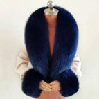 Bleu foncé / Scarf 120 cuff 13cm