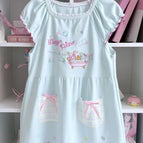 8421 blue Dress / L
