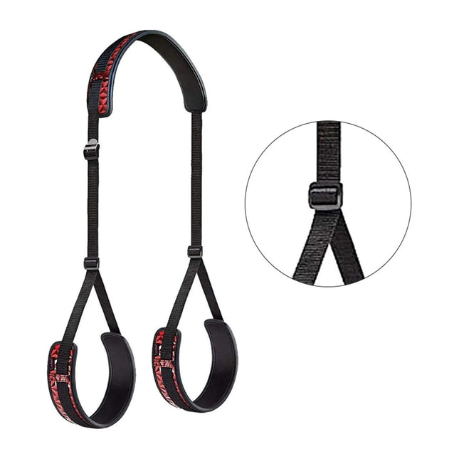 BDSM Bondage Kit With Collar Leash Handcuffs Ankle Cuffs Whip Blindfold Fetish Rope Adult Games Sex Toys