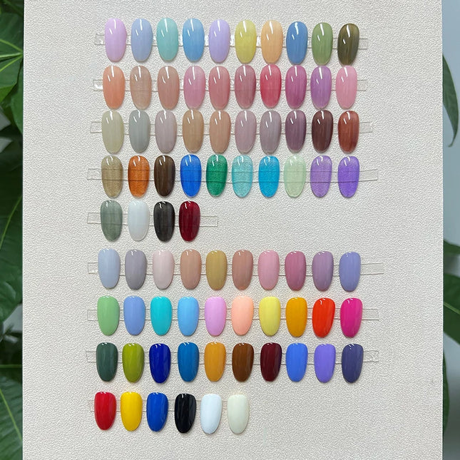 2023 New 80-Color Nail Varnish Glue Ice Translucent Colorful Nail Polish Translucent Red Skin Nail Phototherapy Gel Manicure Art