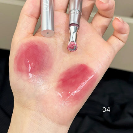 CACE Mirror Watery Crystal Jelly Lipgloss Lasting Moisturizing Lipstick Clear Lip Gloss Glass Lip Glaze Cosmetics Lip Stain Tint