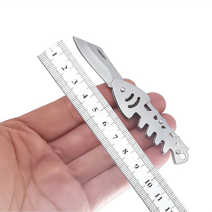 Portable Tactical Knife Knife Keychain Edc Tool for Utility Adventure Survival