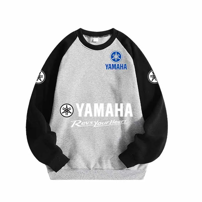 2026 yamaha logo Sweatshirt Men's and Long Sleeve Sweatshirts Hoodies Y2k Tops Sports Pullover Men Clothing Streetwear Windproof