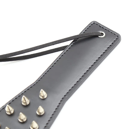 Studded PU Leather Spanking Paddle BDSM Bondage Slapper Fetish Adult Sex Toys for Couples Women Men Roleplay Slave Gear