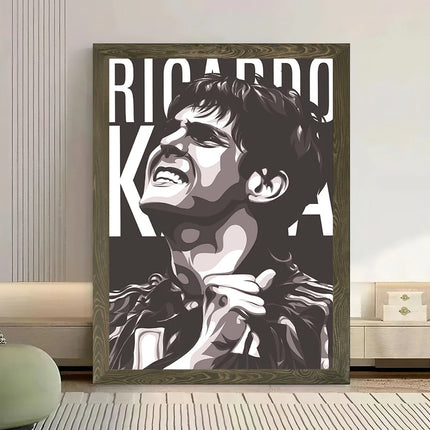 Ricardo Kaka Canvas Wall Art Poster Custom Photo Print Modern Painting for Fans Living Room Decorations Home Decoration Gaming