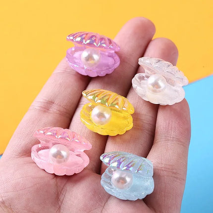 8pcs/Lot Slime Charms Mermaid Tail For DIY Cake Phone Decoration Sprinkles Toys Mud Polymer Clay Slime Supplies