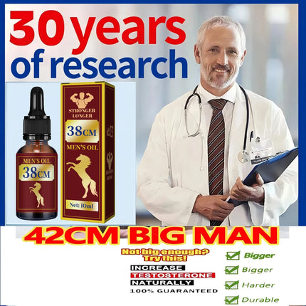 XXXL Penis Enlargement Oil Permanent Enlarge For Men Plant Extracts Massage Growth Thickening Big Cock Increase