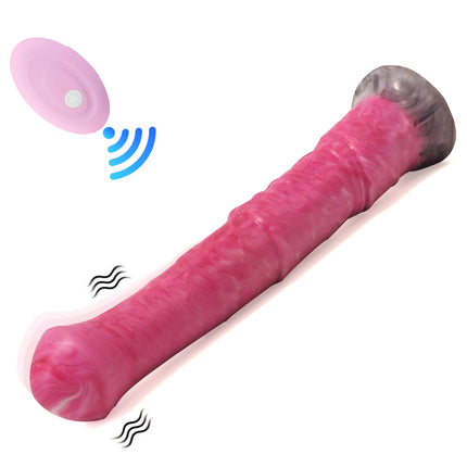 QKKQ Long Animal Vibrators Horse Dildo Butt PLUG SEX TOY FOR WOMAN G Spot Clit with Sucker Clitoris Stimulator for Adults 18
