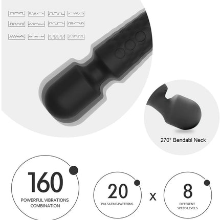 Powerful Vibrating AV Vibrator Magic Wand Clitoris Stimulator Sex Toys for Women G Spot Massager Adult Female Sex Erotic Product