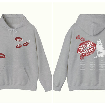 Sexy Sweet Hoodie Sabrina Carpenter Fleecy Plus Thick Hoodie Fan Gift Casual Loose Printed Hoodie Street Wear Unisex