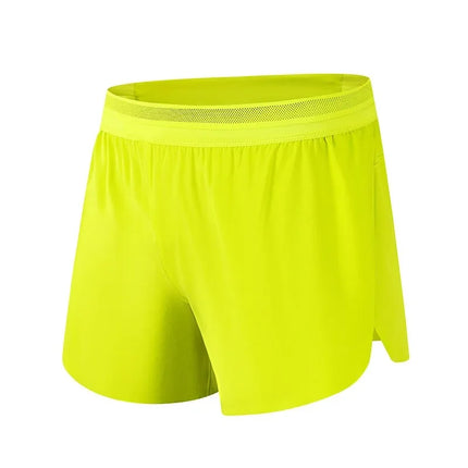Mens Ice Silk Double Deck Shorts Quick Dry Solid Color Running Fitness Sports Casual Jogging  Summer Breathable Sweatpants Short