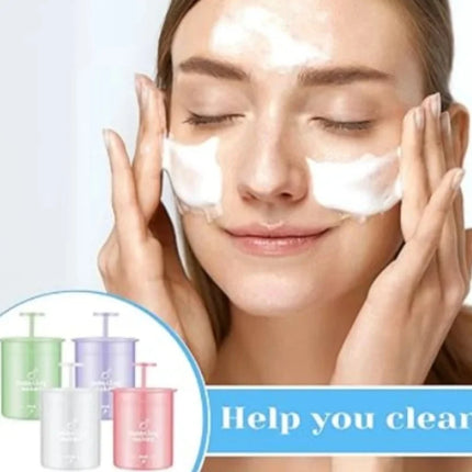 1PC Foaming Clean Tool Simple Face Cleanser Shower Bath Shampoo Foam Maker Bubble Foamer Device Cleansing Cream Reusable Tools