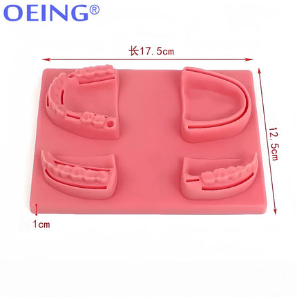 Silicone Skin Pad Suture Training Kit Surgical Wound for Surgeon Medical Practice Training Traumatic Suture Practice Skin Use