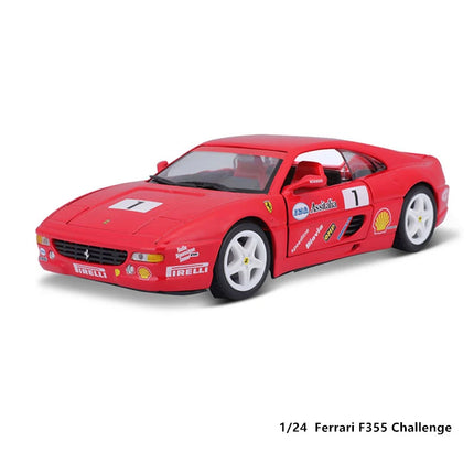 Bburago 1:24  2024 Ferrari 499P LMH FORMULA RACING 250GTO FXXK 458 Alloy Luxury Vehicle Diecast Cars Model Toy Collection Gift