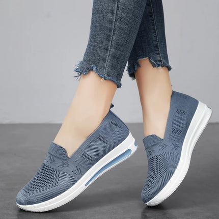 Spring New Women's Sports Shoes, Fashionable, Breathable, Lightweight, Non-slip, Wear-resistant, Casual Sports Shoes, Flat Shoes