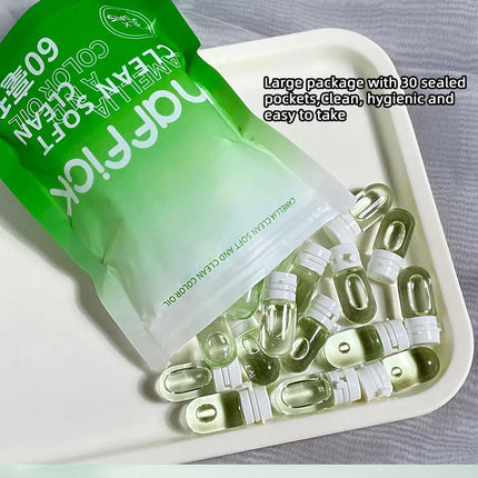 Maffick10pcs/30pcs Cleansing Oil Camellia Sublime Nourishing Moisturizing Deep Pore Cleansing Makeup Removing Oil