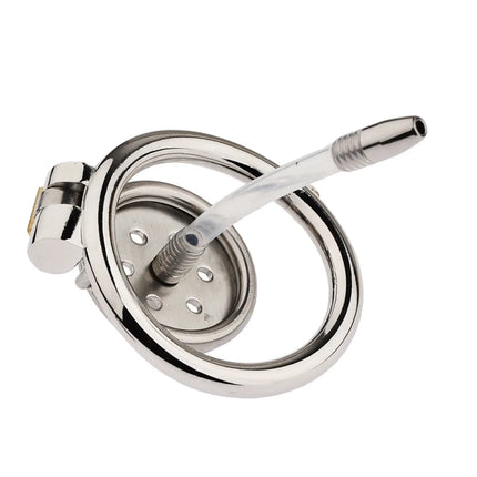 Male Super Mini Chastity Cage Device Stainless Steel Penis Cage Cock Ring Chastity Lock Sex Toys For Men BDSM Sissy