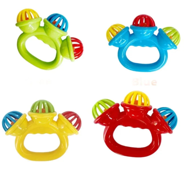 1/4PCS Newborn Hand Rattle Ball Baby Toys Grasping Hand Bell Sensory Toys Kids Safety Materials Toys for Baby Children