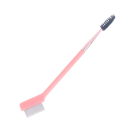 1PC Double Headed Eyebrow Brush Steel Needle Eyelash Comb Contouring Eye Brow Eyeliner Makeup Brushes Eyes Cosmetic Brushes