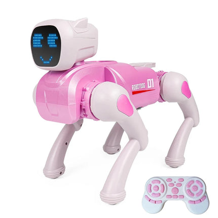 New AI Program model robot dog intelligent remote control children remote control toy stunt mechanical pet dog children gift