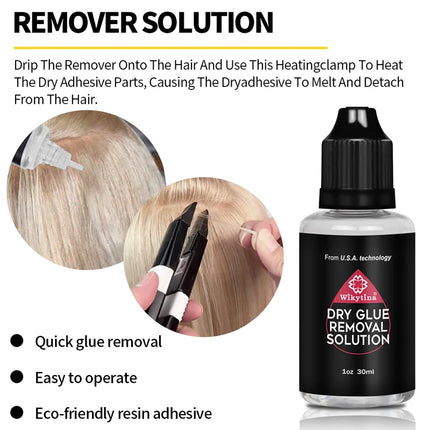 Professional Hair Extensions Kit Salon with UV Light Glue and V Light Tools for Effortless and Long Lasting Extensions
