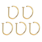 5pc gold / 1.0x8mm