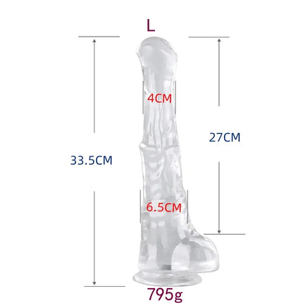 Horse Animal Simulation Dildos With Strong Suction Cup Soft Anal Plugs Fake Monster Penis Huge Manual Vibrator Sex Toys For Gays