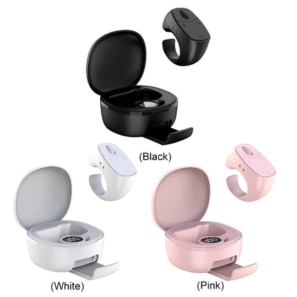 Fingertip Remote Control Bluetooth-Compatible 5.3 Selfie Button Multi-Function Remote Control Shutter/Clicker for Smartphones