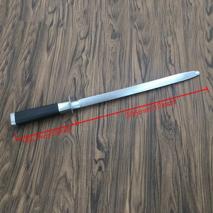 Diamond Sharpening Rod Tungsten Steel Carbon Steel  Kitchen Gadgets Slaughterhouse Butcher Ceramic Household Knife Sharpener