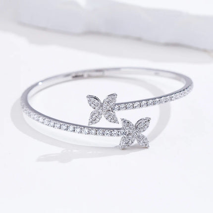 Messi Jewelry 18K Real Gold Bracelets Round Lab Grown Diamond Bracelet For Woman Girls In Stock MSB-655