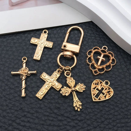 20/100 Styles Antique Silver Crosses - Perfect for Handmade Jewelry like Necklaces, Bracelets & Earrings"