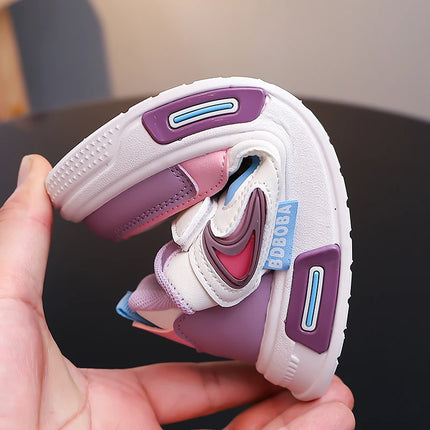Children Casual Sneakers Fashion Comfortable Leather Outdoor Walking Board Shoes School Jogging Casual Shoes for Kids
