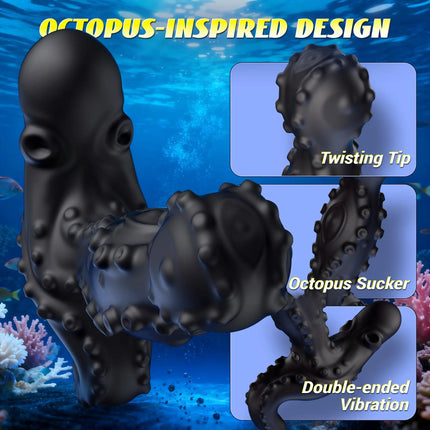 KUSHOR 360° Rotating Prostate Massager Anal Vibrator for Men Remote Control Vibrating Butt Plug Adults Sex Toys for Gay Women