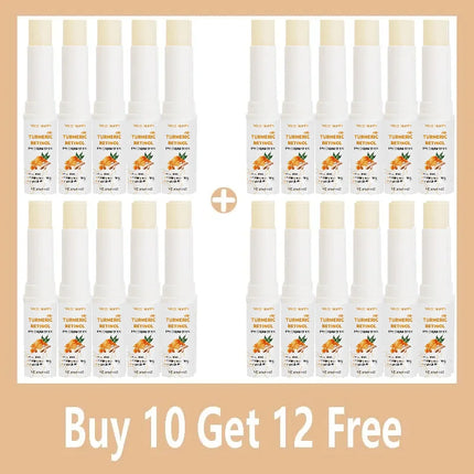 Turmeric eye cream stick nourishes the skin's eye bags and dark circles, brightens the skin around the eyes