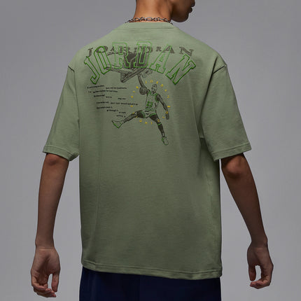 Nike Official Genuine Jordan Men's Printed Simple Daily Soft Short Sleeve T-Shirt HJ6542-386
