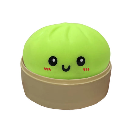 High Quality Simulation Flash Dumpling Pressure Ball Slow Rebound Soft Pinch Decompression Baozi Modeling Stress Relief Toy Gift