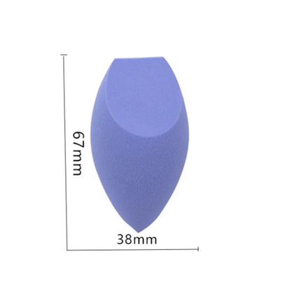 10pcs Black Makeup Applicator Super Soft Sponge Powder Blender Smooth Foundation Contour Blending Puff
