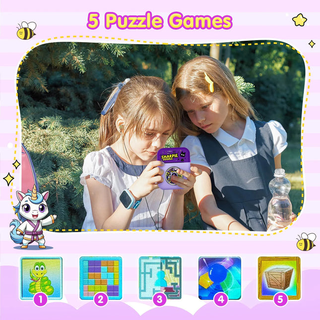 Instant Print Camera-Digital Camera with Game,Music Playback, Calendar & CalculatorFunctions,Interactive Camera,ldeal asChristma