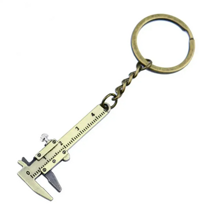 Portable Mini Caliper Tools Zinc Alloy Vernier Caliper 0-40mm Keychain Measuring Compact for Household Tool
