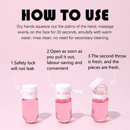 40pcs cleansing and makeup remover oil gently dissolve, moisturize, soothe, and make facial makeup remover portable