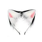 Black and white ears