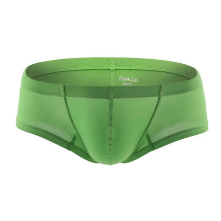 Men's Low-Rise Ice Silk Boxers Briefs Small Sexy Boxer Shorts Underwear Comfortable Panties for Men